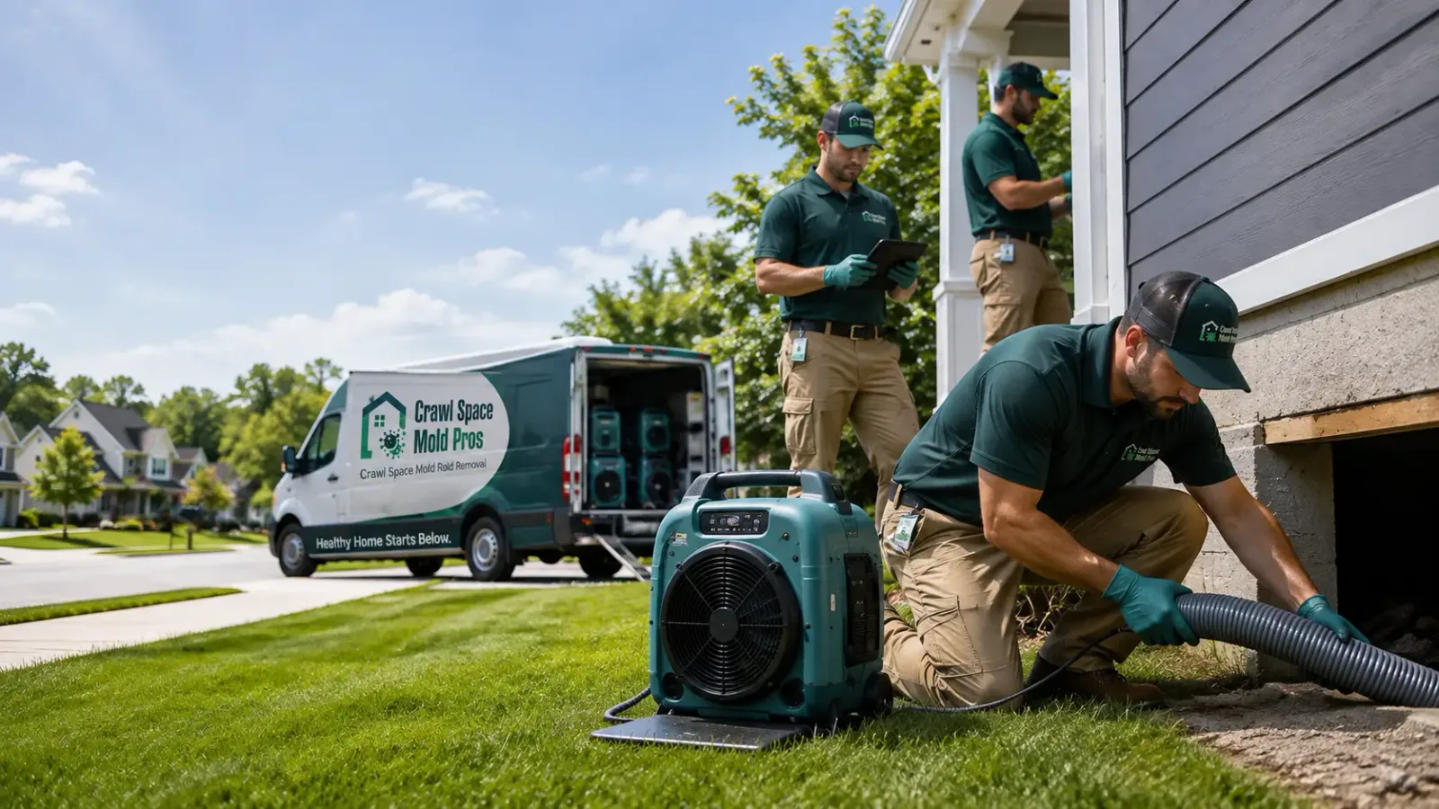 Crawl Space Mold Removal in Waunakee, WI